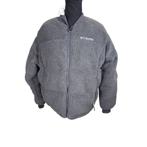 Columbia Puffect Novelty Jacket - Women's GRAY NWOT SIZE L - Picture 3 of 10